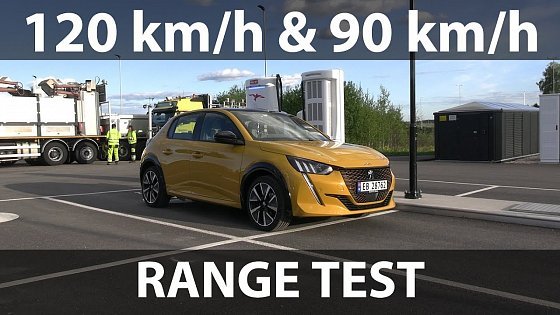 Video: Peugeot e-208 GT range test