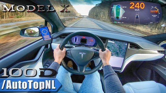 Video: TESLA MODEL X 100D - 240km/h AUTOBAHN POV by AutoTopNL