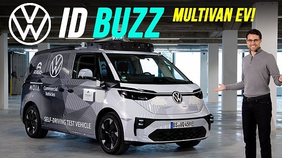 Video: VW ID Buzz PREVIEW! The EV Multivan microbus is finally coming - drive yourself or autonomous!