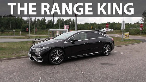 Video: Mercedes EQS 450+ range test
