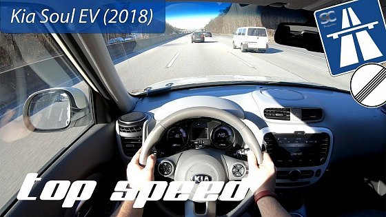 Video: Kia Soul EV (2018) on German Autobahn - POV Top Speed Drive