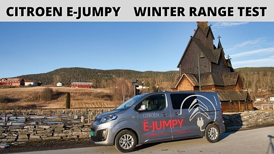 Video: Citroen E-Jumpy Winter Range Test - Can it make 250km On One Charge?