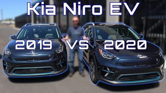 Video: COMPARED: 2020 &amp; 2019 Kia Niro EV (e-Niro)
