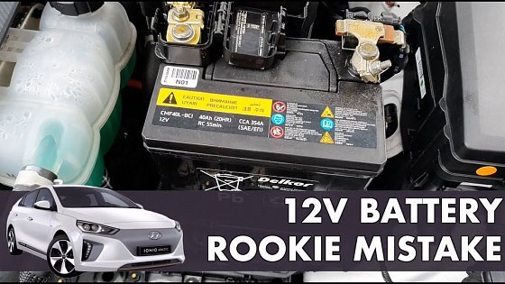 Video: Hyundai Ioniq 28 kWh - Check Brakes = Rookie mistake with low 12V battery