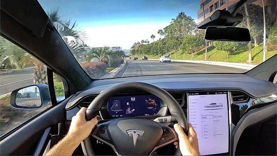 Video: 2020 Tesla Model X Performance POV Test Drive (ASMR)