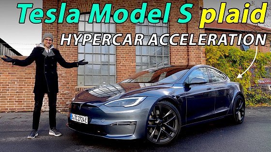 Video: Tesla Model S plaid REVIEW with Autobahn (2023) - the hypercar from stock! 
