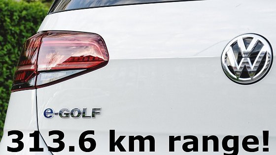 Video: 313.6 km range in Volkswagen e-Golf! More than VW claims! :: [1001cars]