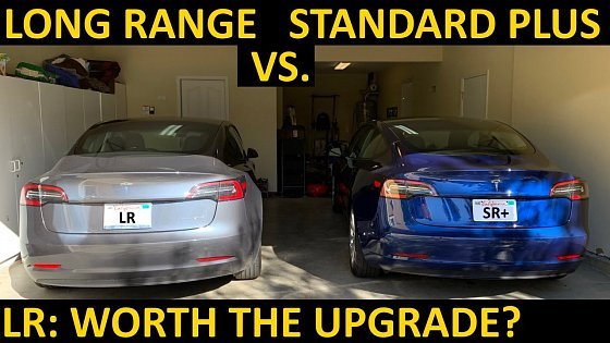 Video: 2021 Model 3 Long Range vs. Standard Range Plus (RWD) - Is the LR Worth the Upgrade?