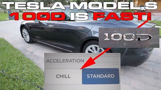 Video: How fast is the updated Tesla Model S 100D from 0-60 MPH and what is Chill Mode?