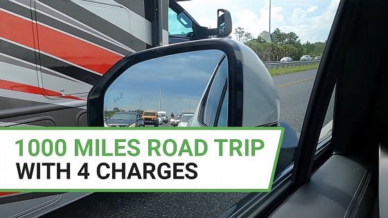 Video: 1,000 Mile Electric Vehicle Road Trip (4 Charge Stops) Rivian R1T Truck EV #Rivian