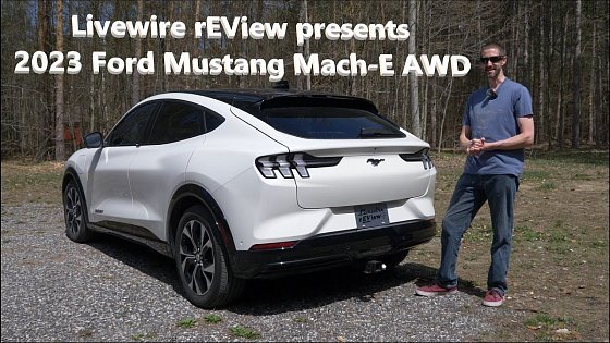 Video: 2023 Ford Mustang Mach E AWD Extended Range Review - Do three car seats fit? - Range? - Road test