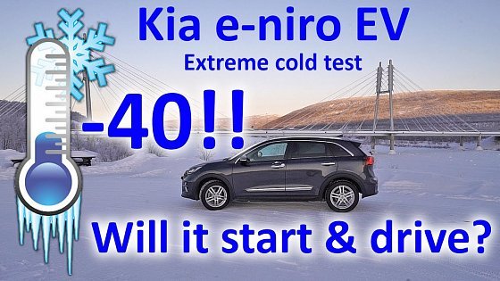 Video: Kia e-niro EV in -40°!! Will it work?