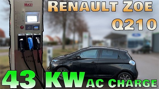Video: Renault Zoe 22 kWh Q210 - 43 kW Rapid AC Charge