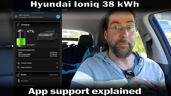 Video: Hyundai Ioniq 38 kWh - App support explained