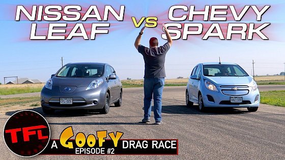 Video: Tesla Beware! These Two Monsters Are Hot On The Heels Of The Model S Plaid | Goofy Drag Race #2