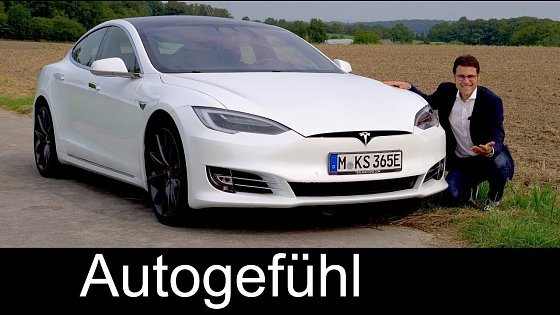 Video: Tesla Model S p100d FULL REVIEW with acceleration test &amp; range experience - Autogefühl