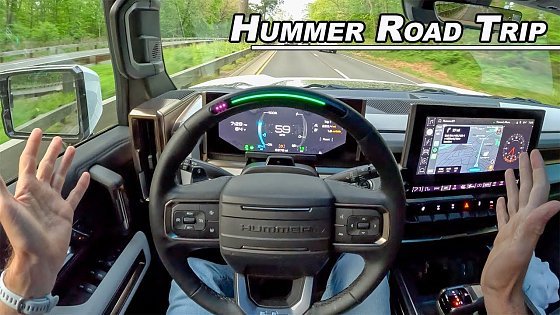 Video: Hummer EV Road Trip! - Actually Living with the 1000hp Edition 1 (POV Binaural Audio)