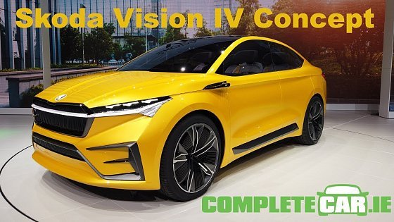 Video: Skoda Vision IV | 500km electric driving range in 2020