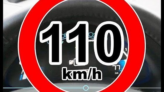Video: Nissan Leaf 30kWh nuvažiuojamas atstumas važiuojant 110 km/h greičiu