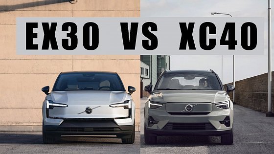 Video: Volvo EX30 vs Volvo XC40 Recharge | WHICH SHOULD YOU CHOOSE?