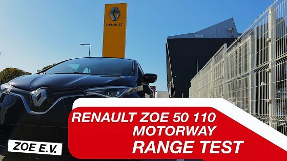Video: Renault Zoe 50 110 (hp) - range test. How far will it go with one charge?