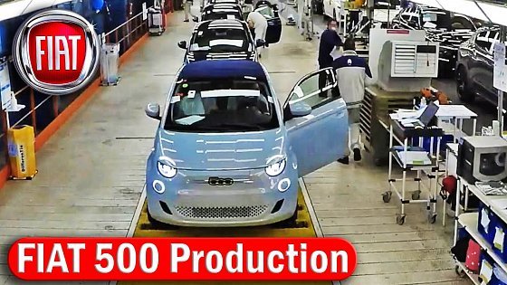 Video: New 2021 Fiat 500 Electric Production, Fiat 500 assembly line