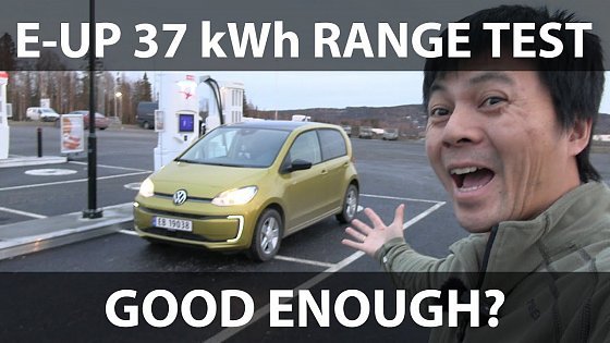 Video: VW e-Up 36.8 kWh winter range test