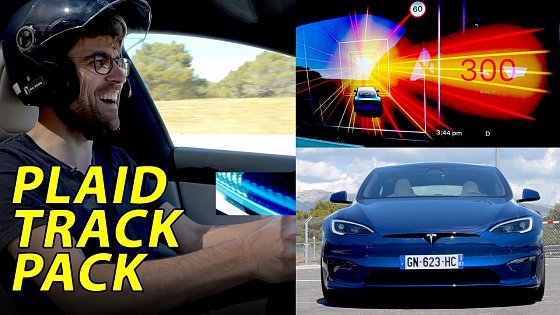 Video: The Tesla Model S plaid track pack with racetrack 