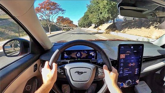 Video: 2021 Ford Mustang Mach-E Premium AWD Long Range POV Test Drive (3D Audio)(ASMR)