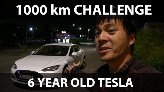 Video: Tesla Model S P85 1000 km challenge