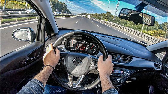 Video: Opel Corsa E (1.4 90 HP) | POV Test Drive #608 Joe Black