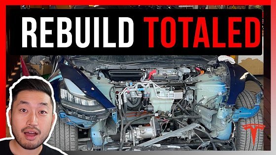 Video: How Much Does It Cost to Rebuild a Totaled Tesla Model 3