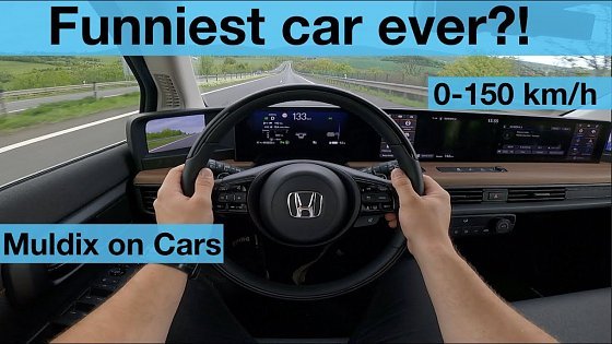 Video: Honda E Advance (113 kW) POV Test Drive + Acceleration 0-150 km/h