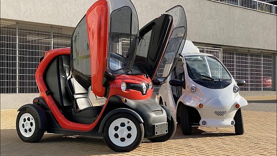 Video: Электро Renault Twizy Urban 80 \ Toyota Coms Delivery