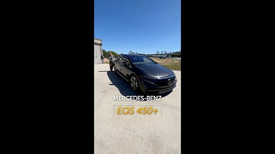 Video: The new Mercedes Benz EQS 450+ is sleek AND practical.