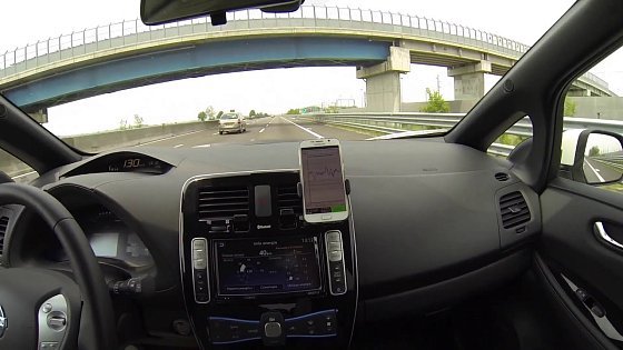 Video: Nissan Leaf 2016 30 kwh consumo 130 km/h autonomia