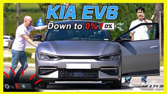 Video: Ultimate Kia EV6 Range Test | Down to 0%