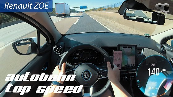 Video: Renault ZOE R135 (2020) - Autobahn Top Speed / Acceleration / Test Drive POV
