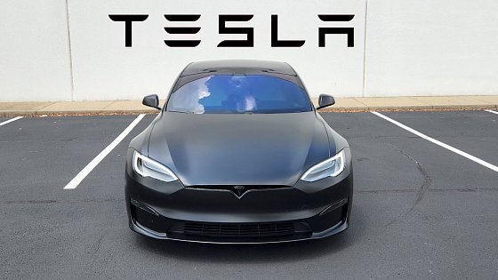 Video: 2022 Tesla Model S Plaid // So Fast it HURTS!.. but is it a Luxury Sedan worth $150K??